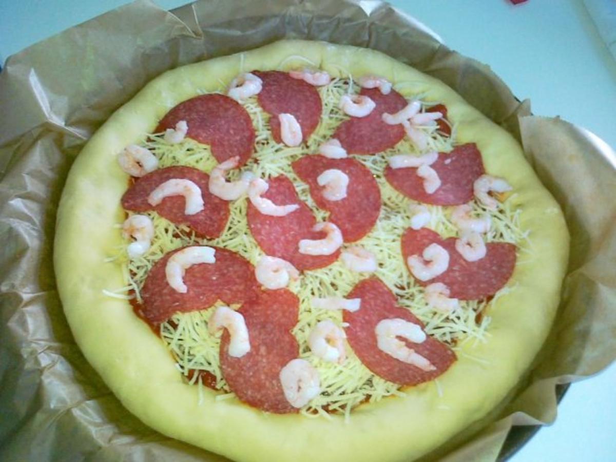 Meine Lieblings Pizza mit Käserand... - Rezept - Bild Nr. 11