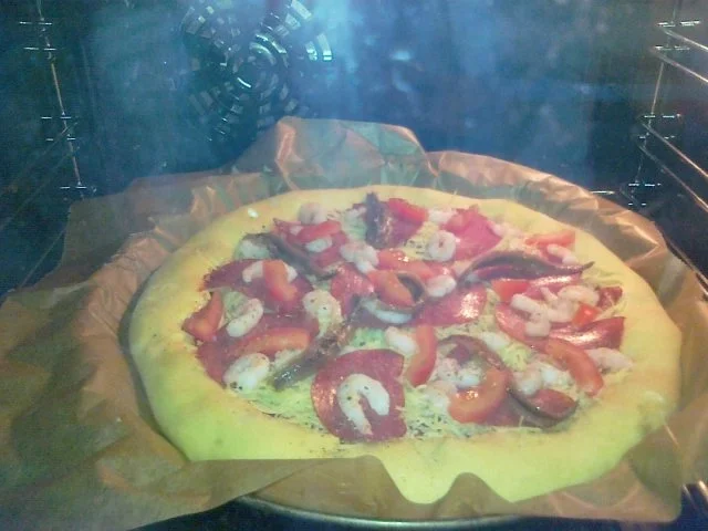 Rezept: Meine Lieblings Pizza mit Käserand... Bild Nr. 14 Meine Lieblings Pizza mit Käserand... - Rezept - Bild Nr. 14