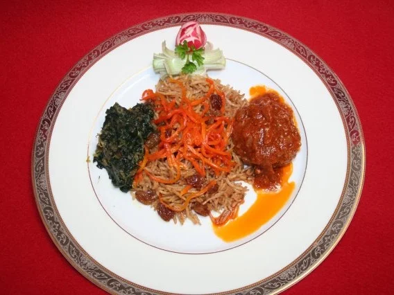 Kabulie Palau, Kofta, Afghanischer Spinat - Rezept