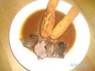 Rehbraten in Rotweinsoße mit Kroketten - Rezept