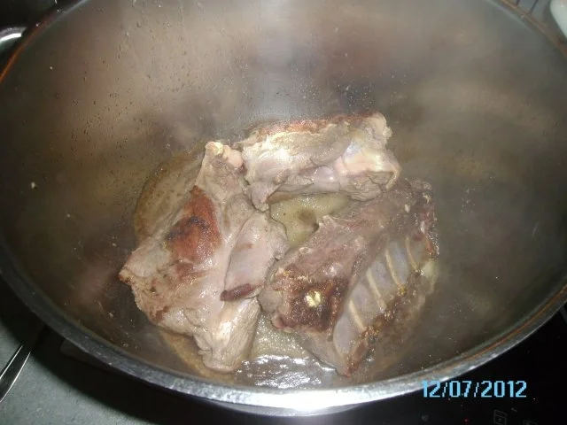 Rezept: Rehbraten in Rotweinsoße mit Kroketten Bild Nr. 2 Rehbraten in Rotweinsoße mit Kroketten - Rezept - Bild Nr. 2