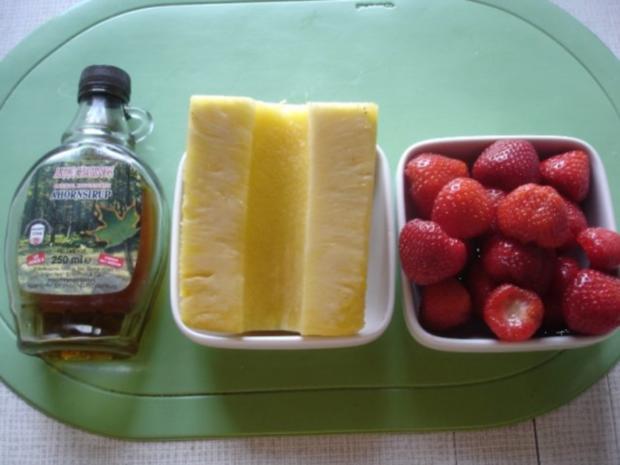 Ananas-Erdbeer-Dessert - Rezept mit Bild - kochbar.de