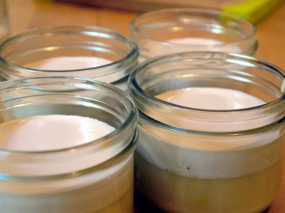 Zitronen-Honig-Ingwer-Creme mit Creme-Fraiche-Sauce - Rezept - Bild Nr. 11