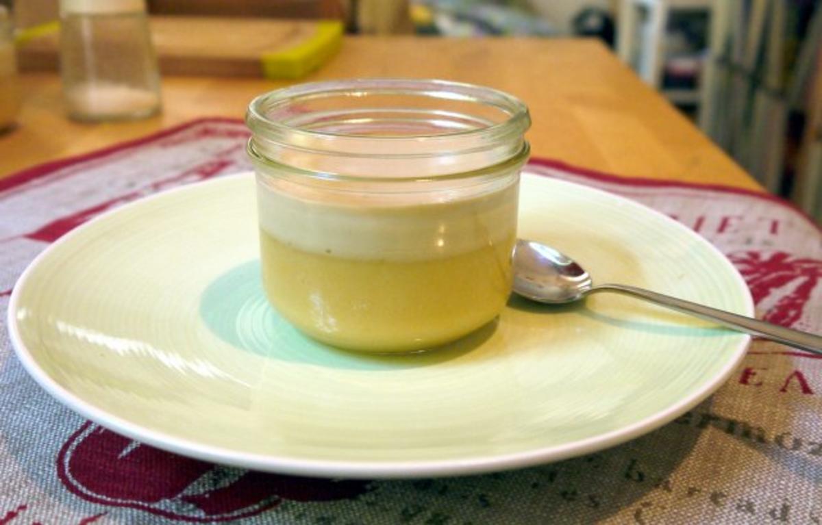Zitronen-Honig-Ingwer-Creme mit Creme-Fraiche-Sauce - Rezept - Bild Nr. 13