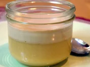 Zitronen-Honig-Ingwer-Creme mit Creme-Fraiche-Sauce - Rezept