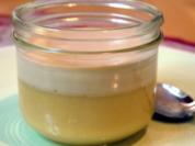 Zitronen-Honig-Ingwer-Creme mit Creme-Fraiche-Sauce - Rezept