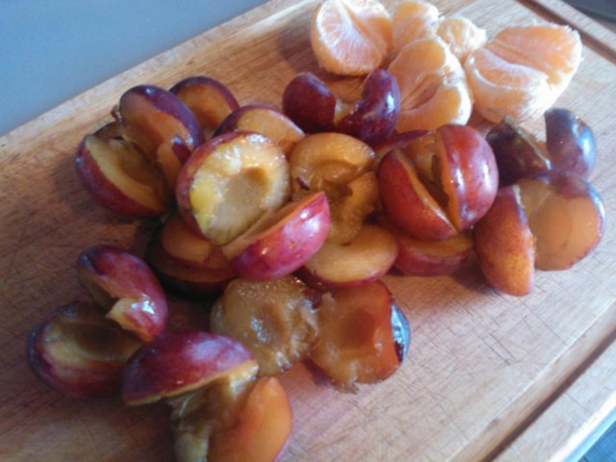 Pflaumen-Mandarinen-Marmelade (Vitamine und Aromen fuer den kommenden Herbst und Winter!) - Rezept - Bild Nr. 2