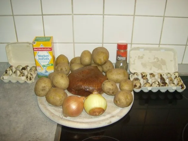 Rezept: Gröstl mit Wachteleiern Bild Nr. 2 Gröstl mit Wachteleiern - Rezept - Bild Nr. 2