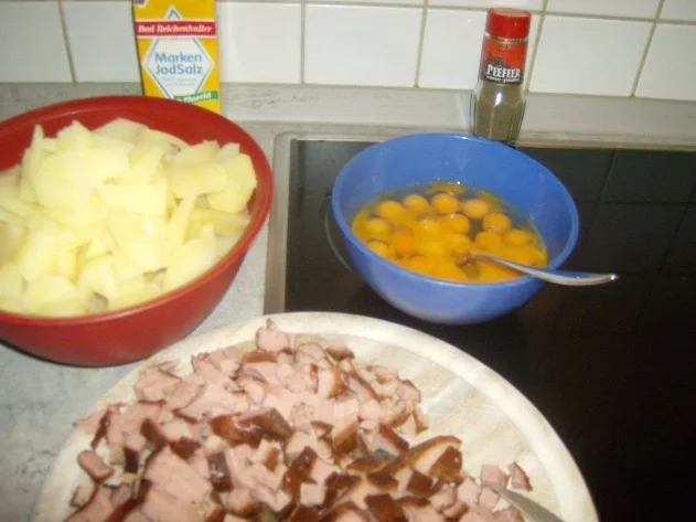 Rezept: Gröstl mit Wachteleiern Bild Nr. 3 Gröstl mit Wachteleiern - Rezept - Bild Nr. 3