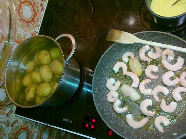 Rezept: Gebratener Spargel mit neuen Kartoffeln. Bild Nr. 11 Gebratener Spargel mit neuen Kartoffeln. - Rezept - Bild Nr. 11