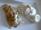 Verunfallter Schellfisch mit cremigem Kartoffelsalat - Rezept