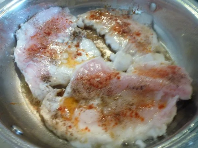 Rezept: Verunfallter Schellfisch mit cremigem Kartoffelsalat Bild Nr. 3 Verunfallter Schellfisch mit cremigem Kartoffelsalat - Rezept - Bild Nr. 3