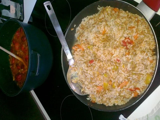 Rezept: Express-Reis-Pfanne mit Hack- und Gemüse Bild Nr. 5 Express-Reis-Pfanne mit Hack- und Gemüse - Rezept - Bild Nr. 5