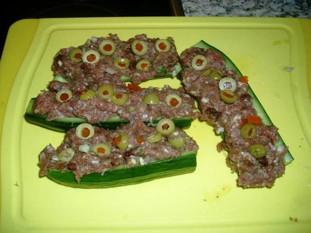 Mediterran gewürzte Gurkenschiffchen>> - Rezept - Bild Nr. 6