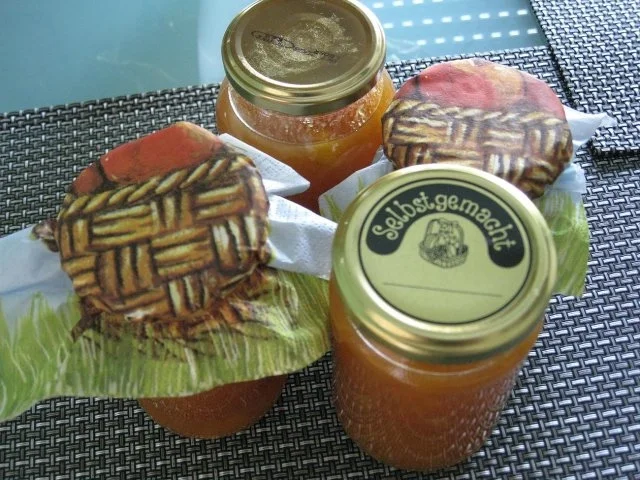 Aprikosen - Bananenmarmelade - Rezept