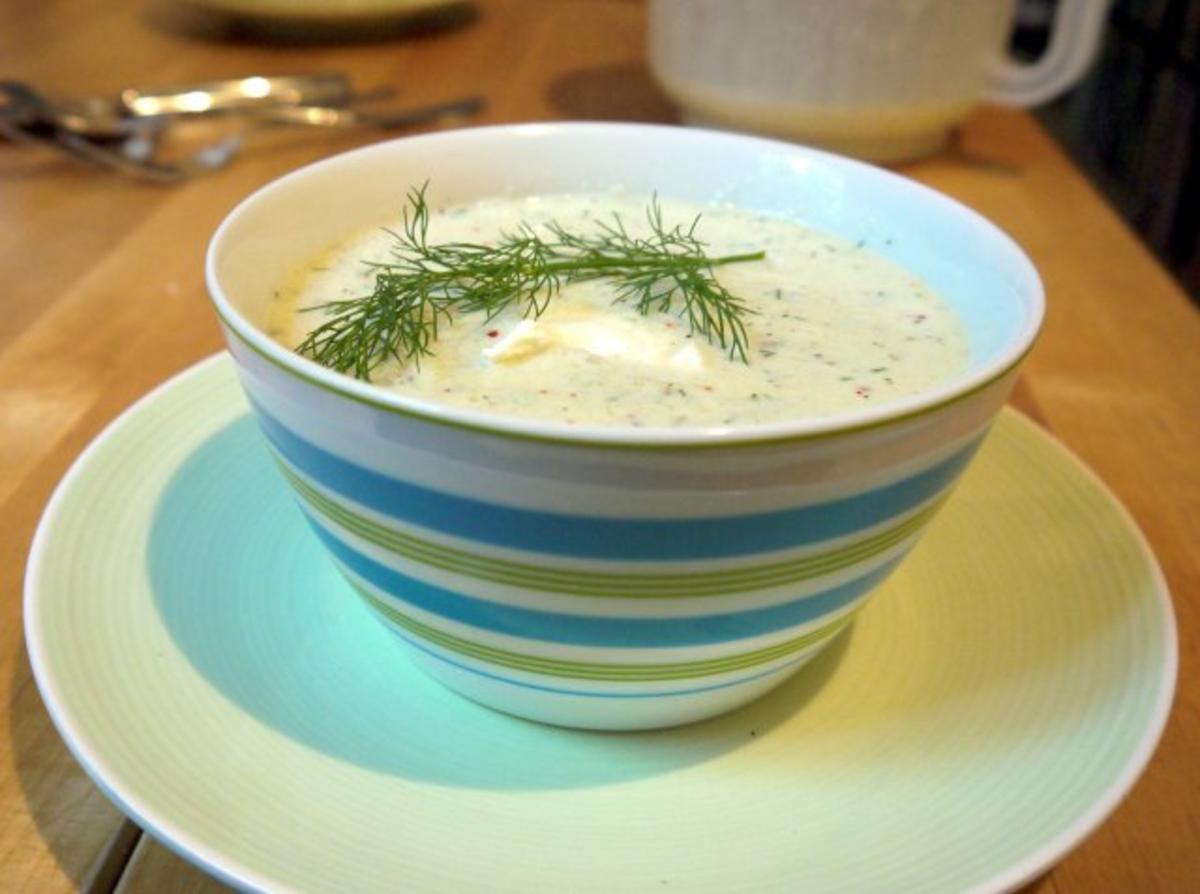 Kalte Gurken-Buttermilch-Suppe - Rezept - Bild Nr. 8