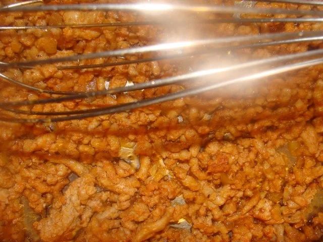 Nudeln : Hack- Lauch- Nudelpfanne - Rezept - Bild Nr. 2