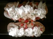 Panierte überbackene Schnitzel- (Pizza- Frischkäse- Schnitzel) - Rezept