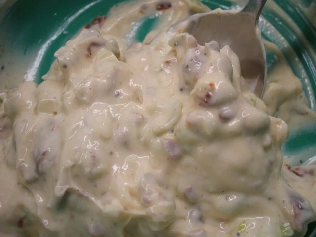 Frischkäse: Tomaten, Zwiebeln und Sirup - Rezept