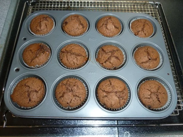 Schoko-Bananen-Muffins - Rezept - Bild Nr. 2