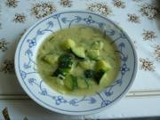 warme Gurkensuppe - Rezept