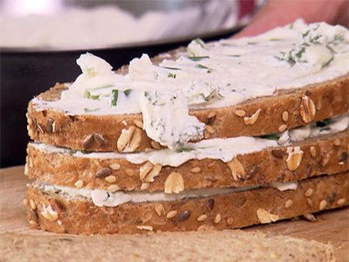 Zebrabrote mit Vollkornbrot und Frischkäse - Rezept By RTL-Sendungen