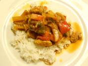 Super schnelle Asia-Pfanne mit Putenfleisch und Gemüse - Rezept