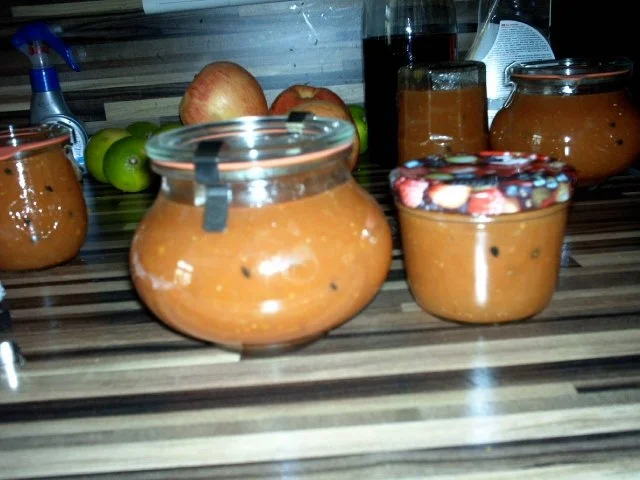 Rezept: Reste Aus der wöchentlichen Obsttüte Marmelade Tropenobst Bild Nr. 4 Reste Aus der wöchentlichen Obsttüte Marmelade Tropenobst - Rezept - Bild Nr. 4