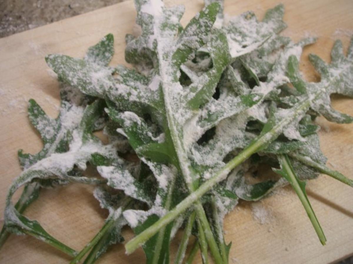 Gemüse: Rettichgemüse mit frittiertem Rucola - Rezept - Bild Nr. 6