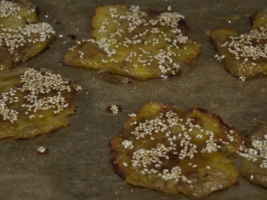 Honigglasierte Plattkartoffeln - Rezept - Bild Nr. 8