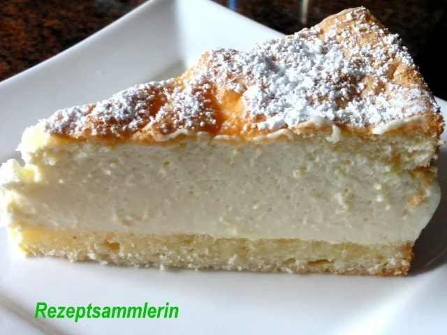 Biskuit:   KÄSE - SAHNE - TORTE - Rezept