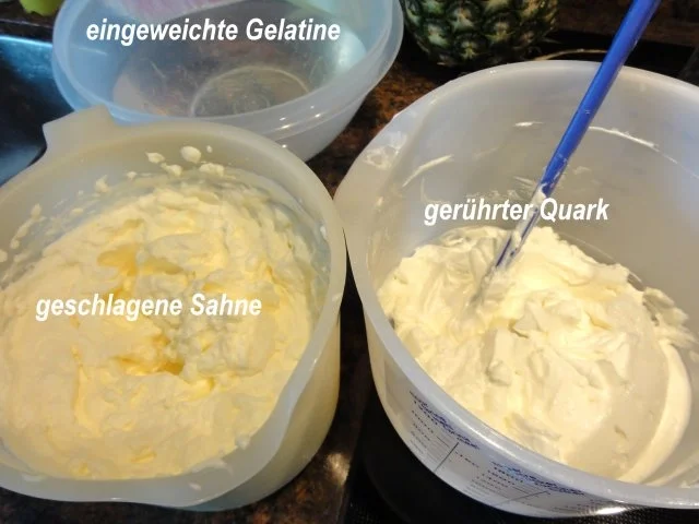 Biskuit:   KÄSE - SAHNE - TORTE - Rezept - Bild Nr. 7