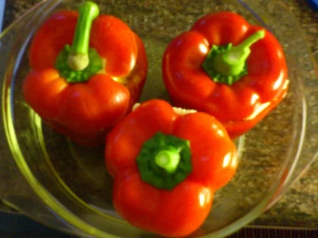 Rezept: gefüllte Paprika Bild Nr. 4 gefüllte Paprika - Rezept - Bild Nr. 4