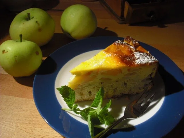 Apfelkuchen mit Schmandguss - Rezept