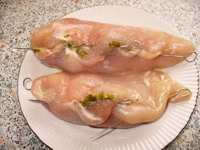 gefüllte Hähnchenbrust an Reis - Rezept - Bild Nr. 9