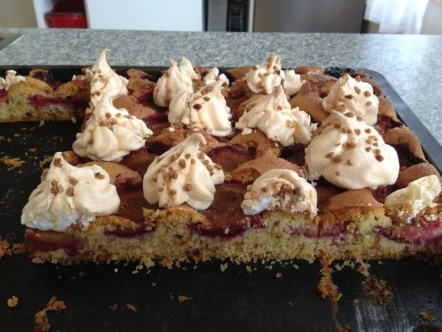 Rezept: Pflaumen-Baiserkuchen Pflaumen-Baiserkuchen - Rezept