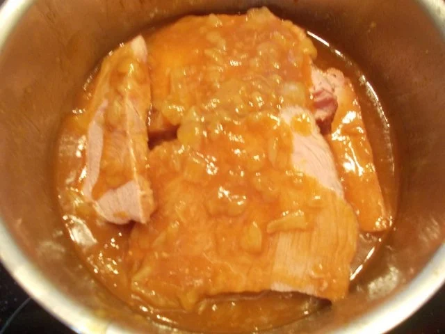 POLNISCHER SCHINKENBRATEN mit ZWIEBELSAUCE - Rezept - Bild Nr. 4