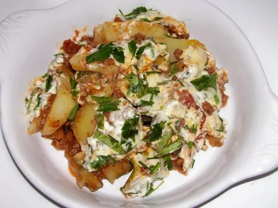 Sommerlicher Kartoffel-Zucchini-Schichtauflauf mit Kräuterhaube - Rezept - Bild Nr. 14