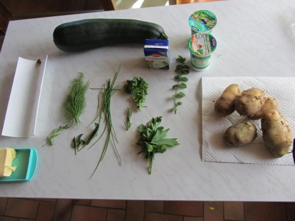 Zucchini Creme Suppe frisch aus dem Garten... - Rezept - Bild Nr. 4