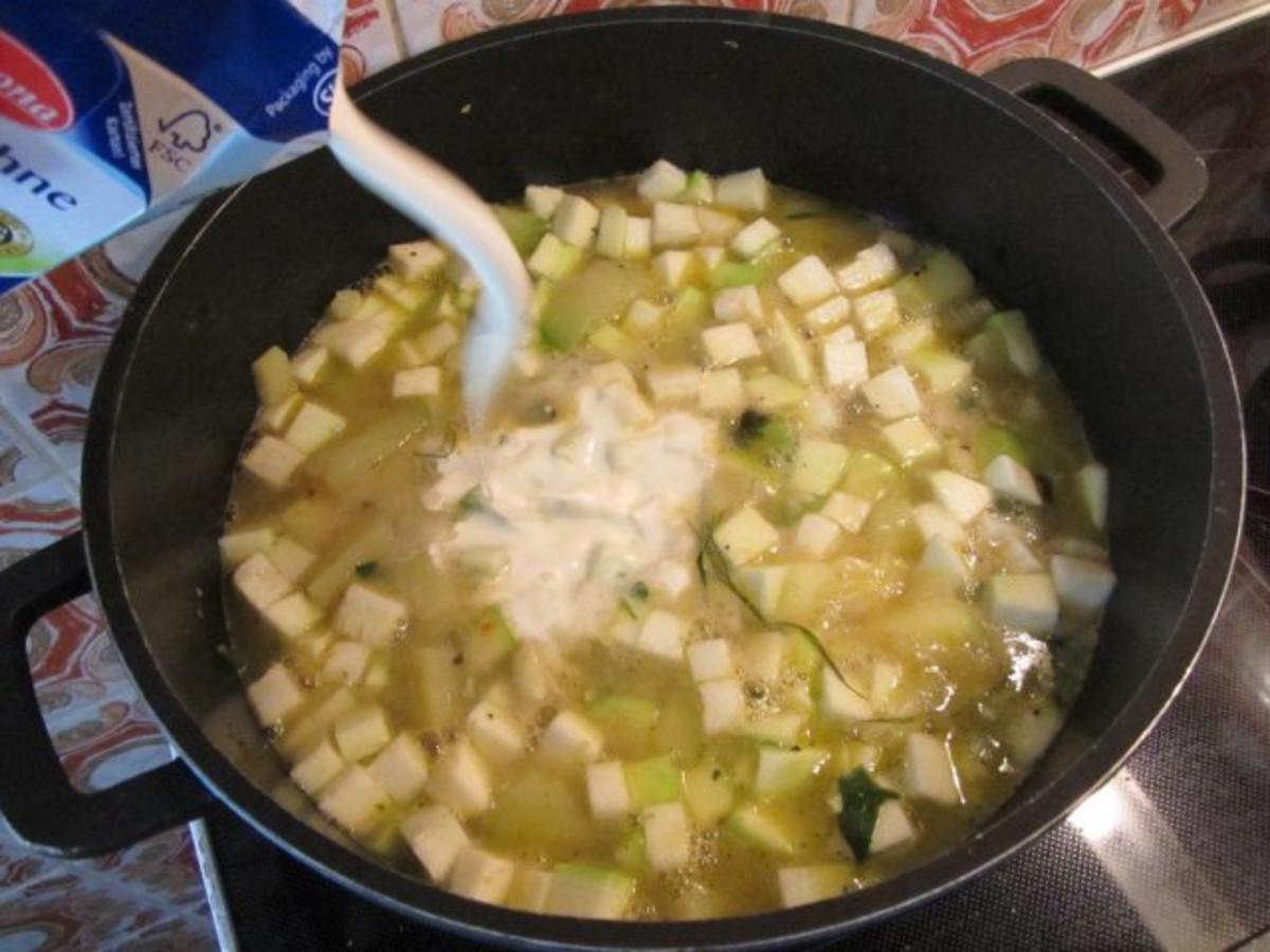 Zucchini Creme Suppe frisch aus dem Garten... - Rezept - Bild Nr. 12