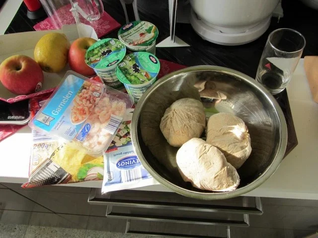 Rezept: Flammkuchen selbst gemacht.--Im eigenen Pizza -ofen... Bild Nr. 13 Flammkuchen selbst gemacht.--Im eigenen Pizza -ofen... - Rezept - Bild Nr. 13