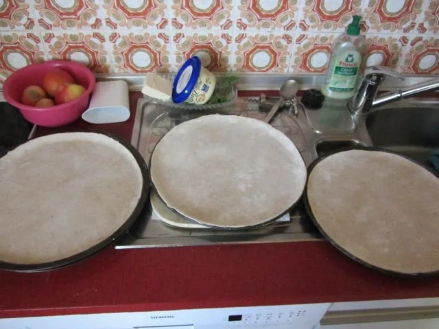 Rezept: Flammkuchen selbst gemacht.--Im eigenen Pizza -ofen... Bild Nr. 22 Flammkuchen selbst gemacht.--Im eigenen Pizza -ofen... - Rezept - Bild Nr. 22