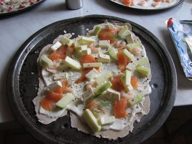 Rezept: Flammkuchen selbst gemacht.--Im eigenen Pizza -ofen... Bild Nr. 25 Flammkuchen selbst gemacht.--Im eigenen Pizza -ofen... - Rezept - Bild Nr. 25