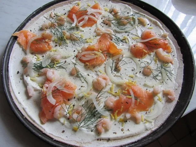 Rezept: Flammkuchen selbst gemacht.--Im eigenen Pizza -ofen... Bild Nr. 28 Flammkuchen selbst gemacht.--Im eigenen Pizza -ofen... - Rezept - Bild Nr. 28