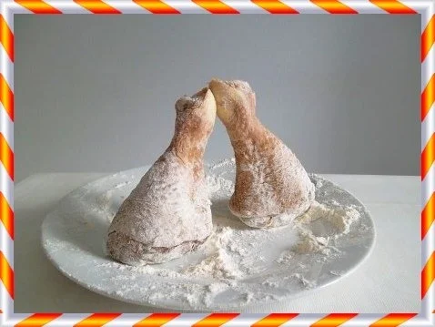 Knusprig frittierte Hähnchen – Unterkeulen mit Reis - Rezept - Bild Nr. 6