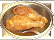 Knusprig frittierte Hähnchen – Unterkeulen mit Reis - Rezept