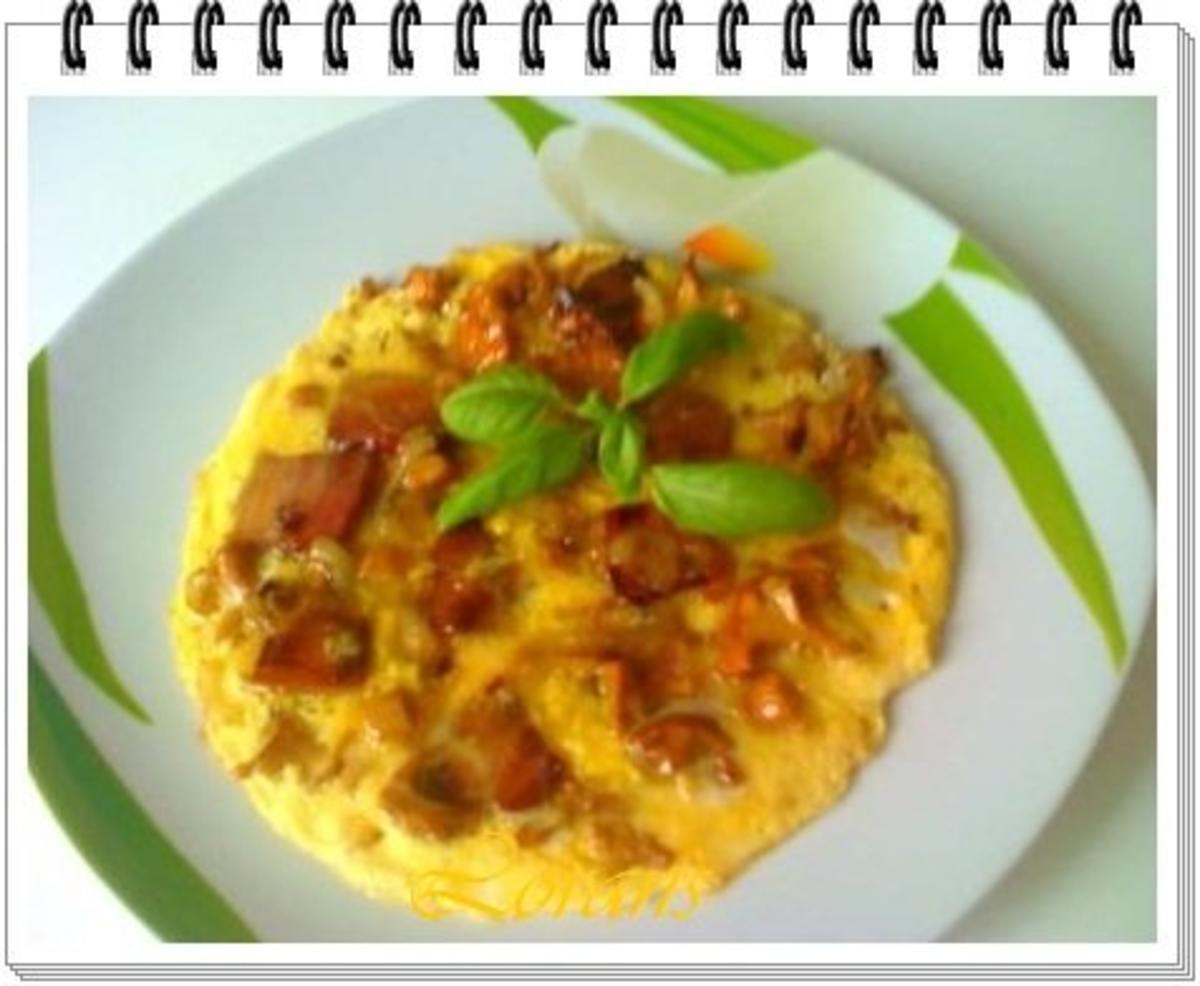 ❈ Omelett mit Schinkenspeck und Pfifferlingen ❈ - Rezept - Bild Nr. 7