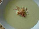 Meerrettichcremesuppe mit geräucherter Forelle - Rezept