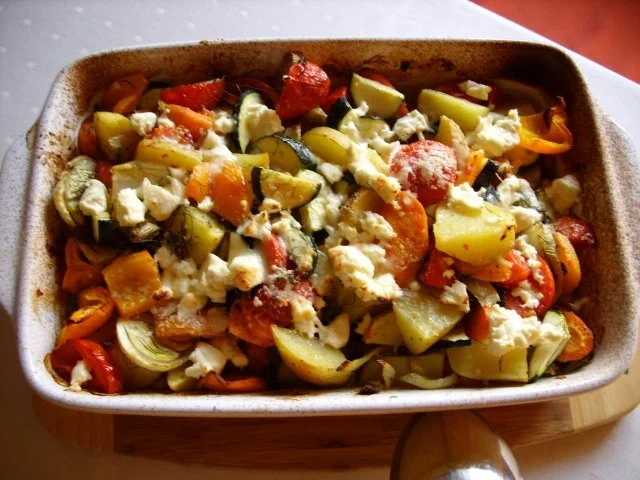 Buntes Gemüse aus dem Ofen - Rezept