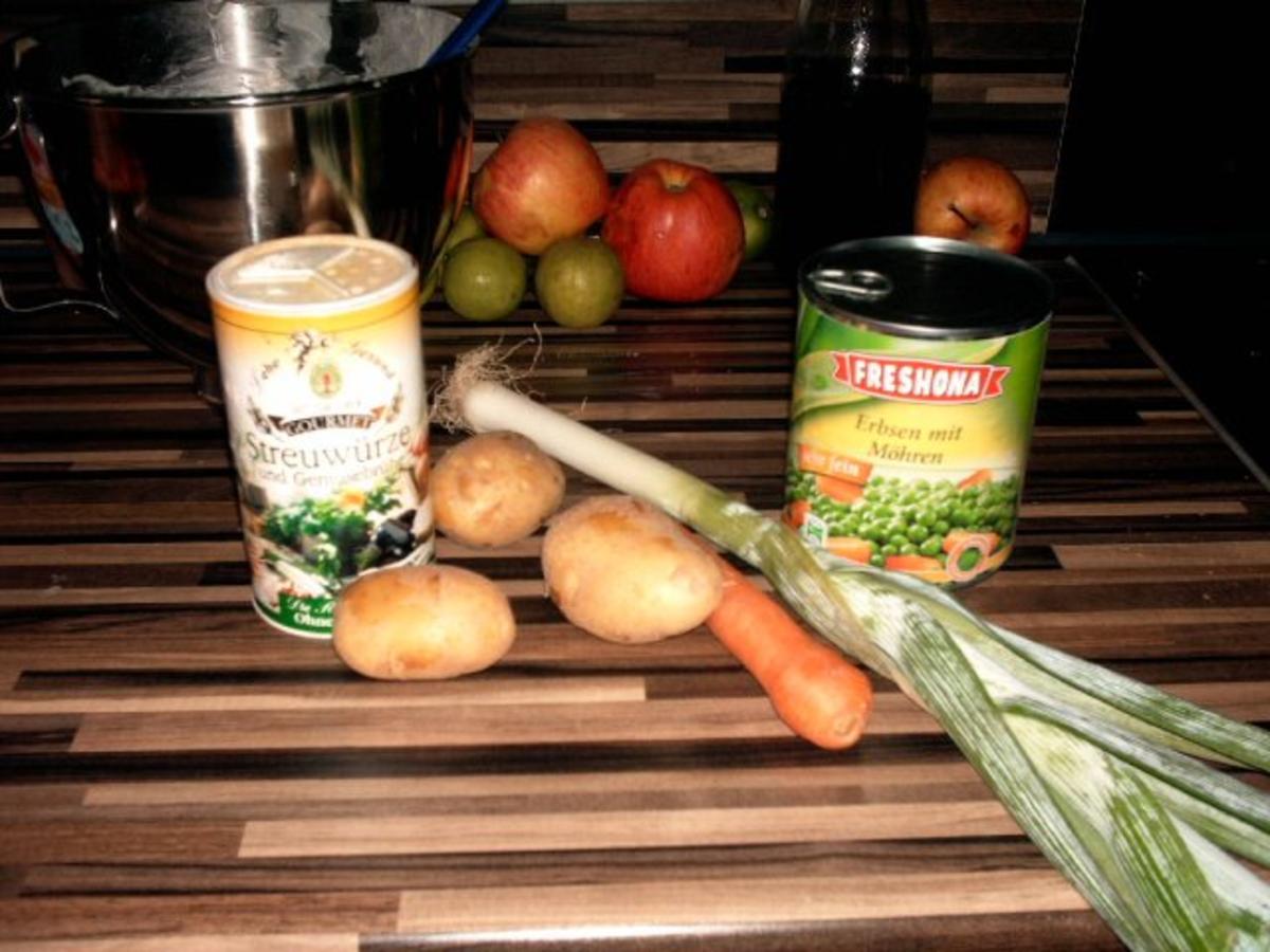 Bilder für Erbsen-Gemüsesuppe Einkochen aus Resten - Rezept